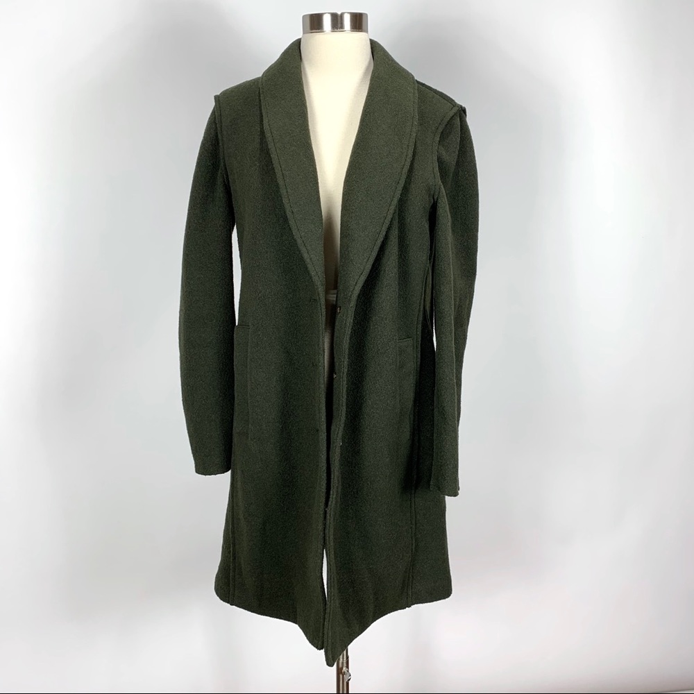 J. Crew Daphne Topcoat Wool Olive Green 4